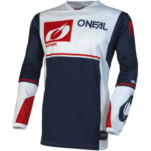 Oneal HARDWEAR Flow V.23 MTB and motocross performance jersey in vibrant colors, designed for off-road riding.
