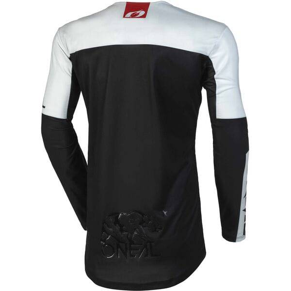 Youth MTB jersey by Oneal, Mayhem HEXX V.23 slim fit breathable riding shirt with vibrant colors and moisture-wicking fabric.