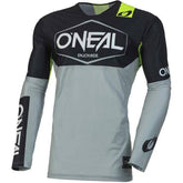 Oneal Mayhem Hexx V.23 slim fit MTB jersey, lightweight and fast-drying unisex cycling clothing with vibrant design.