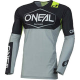 Oneal Mayhem Hexx V.23 slim fit MTB jersey, lightweight and fast-drying unisex cycling clothing, shown in the image.
