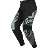 Youth riding pants from Oneal Mayhem Wild V.23, durable and adjustable MTB gear, shown in a vibrant design.