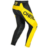 Oneal Mayhem Hexx V.24 MTB pants with adjustable waist and knee protection, designed for mountain biking clothing.