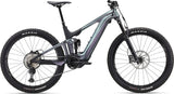 Giant Trance X Advanced E+ 1 e-MTB bike with adjustable geometry and SyncDrive Pro motor, shown outdoors on a trail.