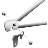 Durable M Part gear hanger for bike frames, compatible with various brands, serving as a protective bike component.