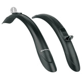 SKS Beavertail mudguard set for mountain bike suspension forks, clip-on design, durable plastic accessories for mud protection