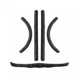 Black MET Codatronca helmet replacement pad kit with comfortable cushioning for a secure fit.
