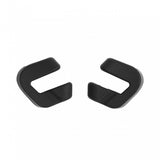 Bluegrass Vanguard helmet black 35mm cheek pads for comfort and fit, showing close-up of padded interior and fastening details.