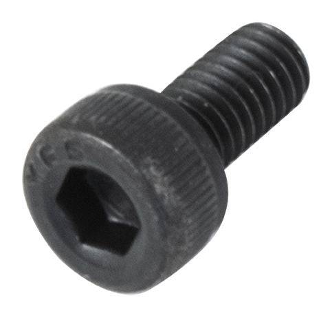 Black Trek headlight shroud assembly screw M3 x 6mm for integrated lighting, shown in close-up detail.