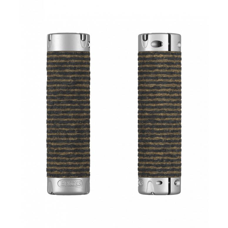 Brooks Plump Leather Grips Black Regular | Swinnerton Cycles
