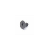 Black oxide steel Fox screw #6-32 x 0.250 flat head socket cap for forks and spares, shown in close-up detail.