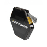 Jagwire Sport Road Brake Cable Slick Galv 2000mm, Shimano compatible, 100-pack of durable bicycle brake cables.