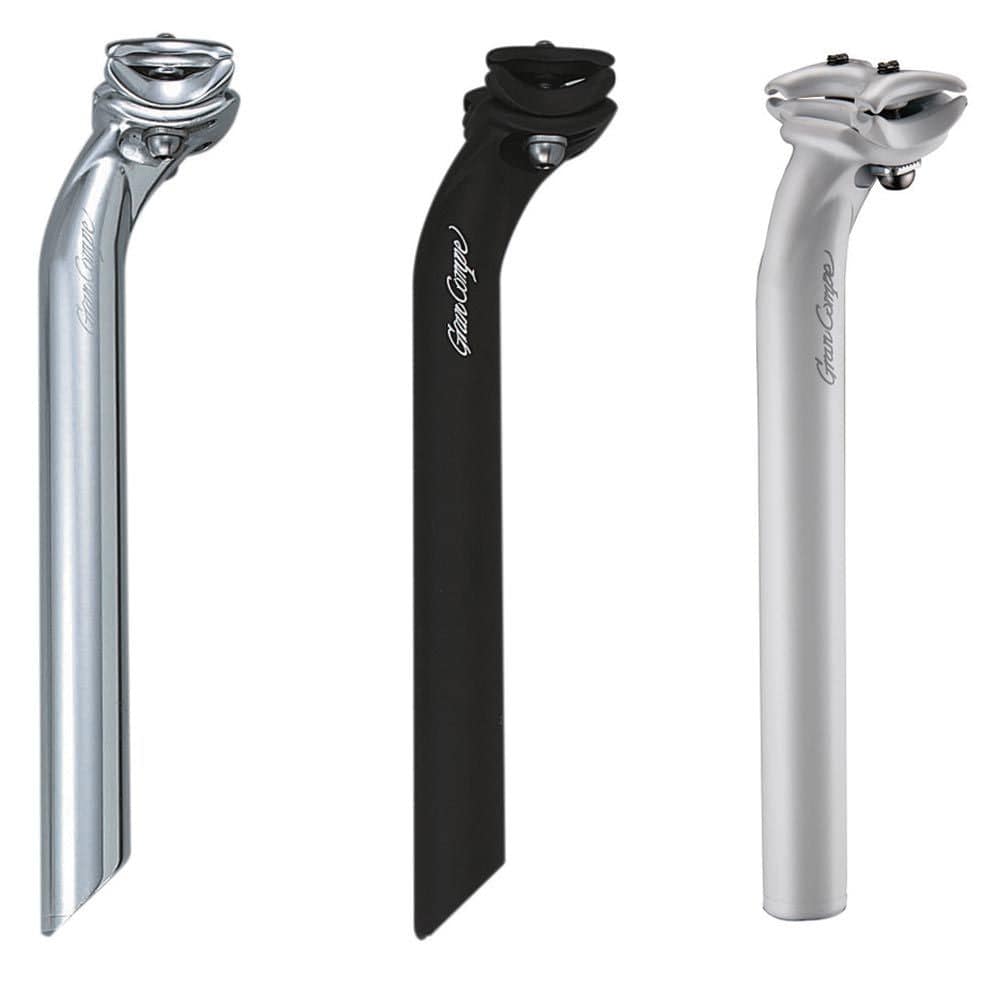 Dia-Compe Gran Compe 27.2mm bike seatpost with micro-adjust mechanism for secure saddle positioning.