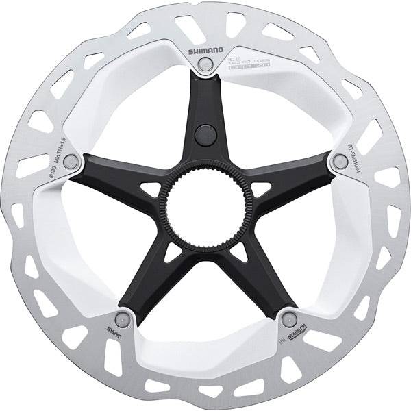 Shimano STEPS RT-EM810 Steps rotor, internal lockring and magnet, Ice Tech, 160 mm | Swinnerton Cycles