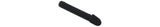 Trek Top Fuel Carbon 2011 head tube frame plug, spare component for mountain bike maintenance, black plastic with Trek branding.
