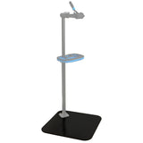 UNIOR metal plate, 572x572x12mm, designed for 1693B single clamp stand support, suitable for workshop use.