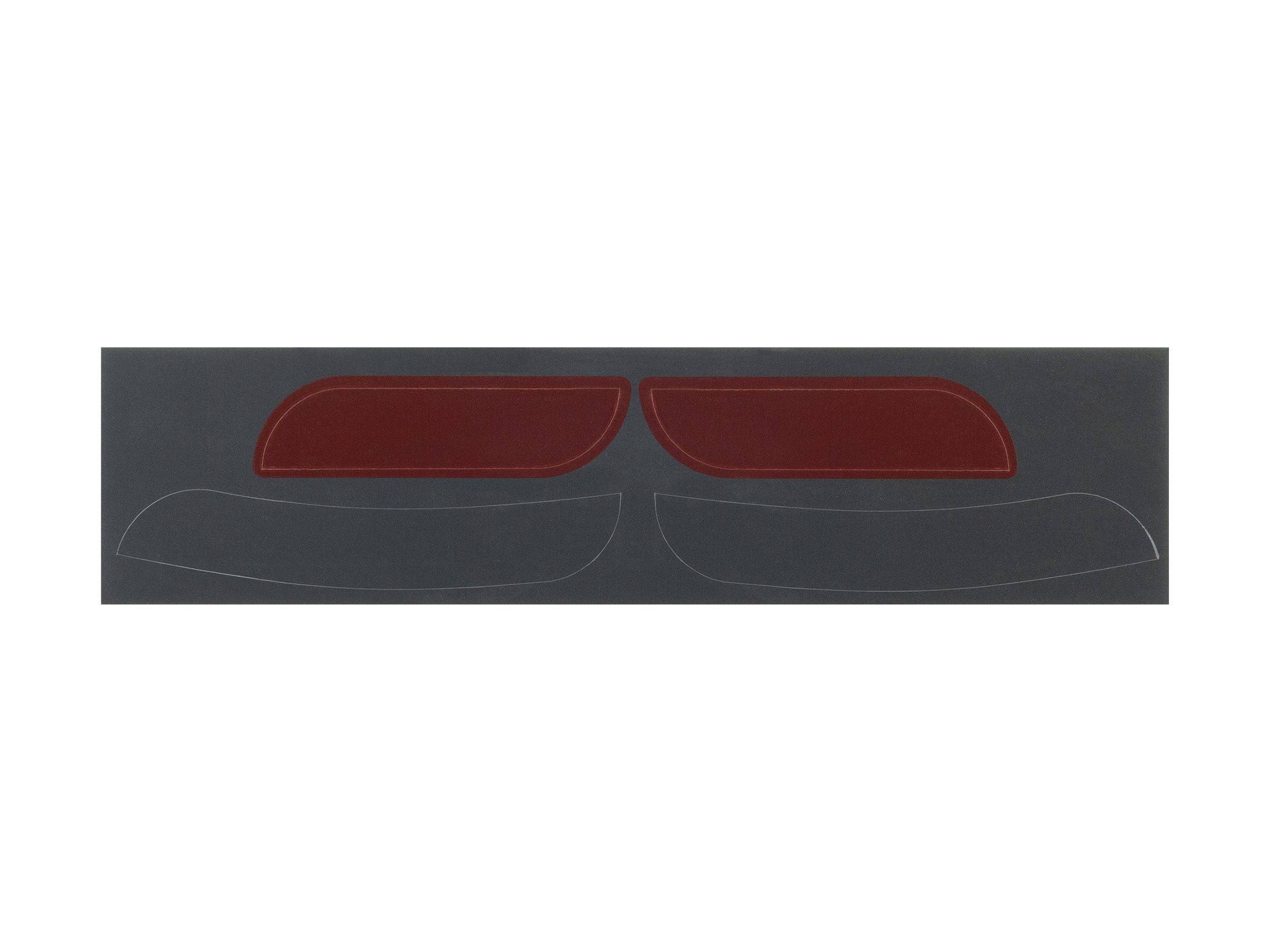 Trek Fetch+ 4 dark red reflector set for e-bikes, enhancing visibility and safety with reflective components on a bicycle.