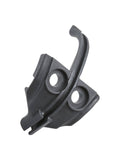 Trek Diamant Bottom Bracket Cable Stop in black and dark grey, bike cable routing component for smooth gear and brake cable management.