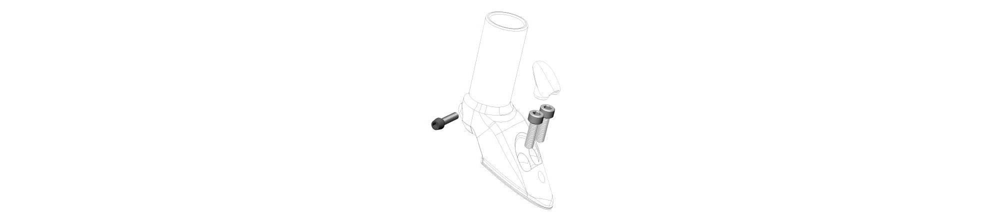 Trek Speed Concept 2014 steerer stub bolt kit and accessories, bicycle components for steering assembly repair and replacement.