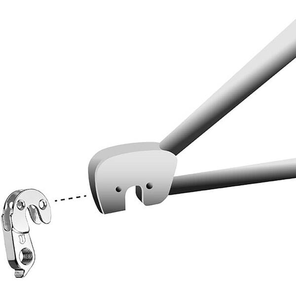 Durable M Part Gear Hanger for Lapierre bikes, replacement bicycle component, shown attached to bike's drivetrain area.