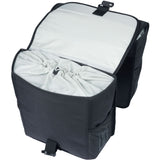 Basil Panniers & Bags - GO double bag 32L solid black