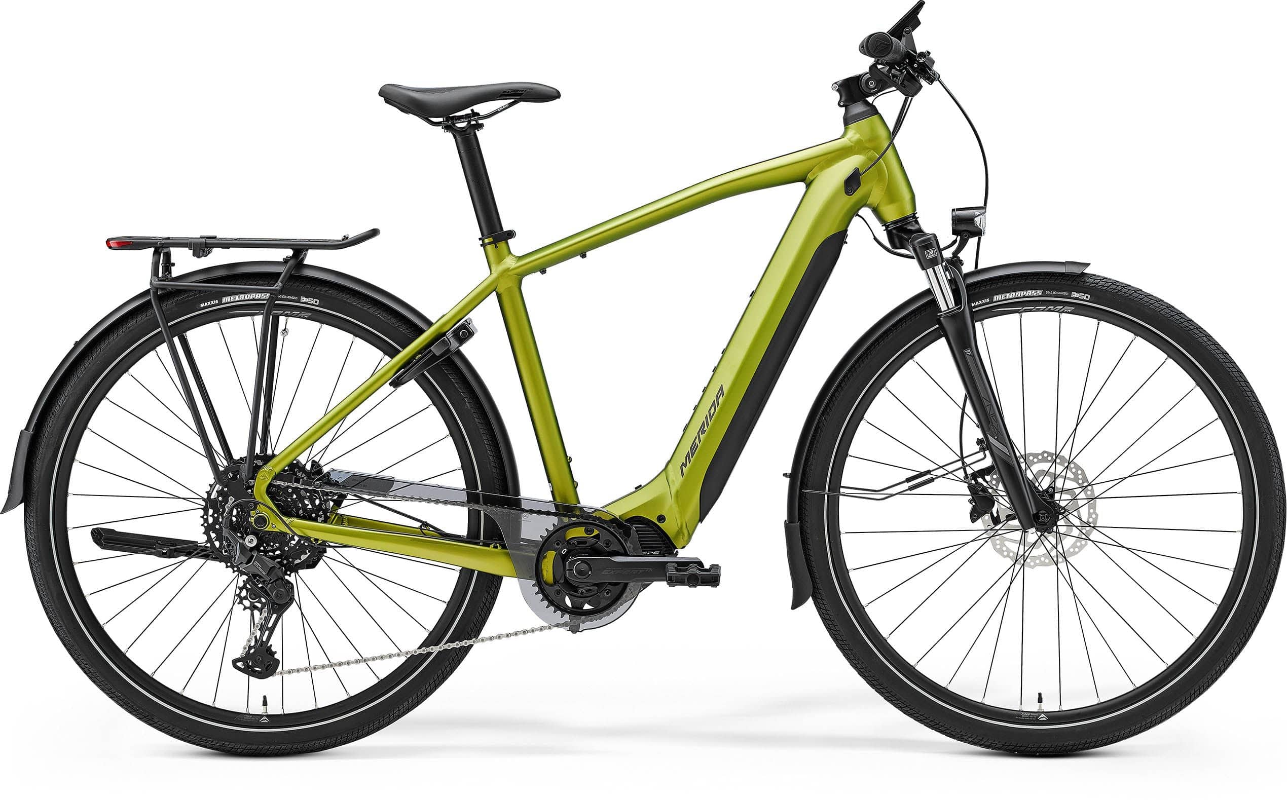 Merida eSpresso 575 EQ - Green/Black - MY24 e-Hybrid Bike | Swinnerton Cycles