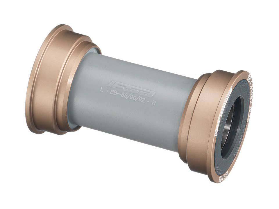 FSA BB92 steel bearing kit for alloy mountain bike cranks, MTB bottom bracket upgrade with durable steel components.