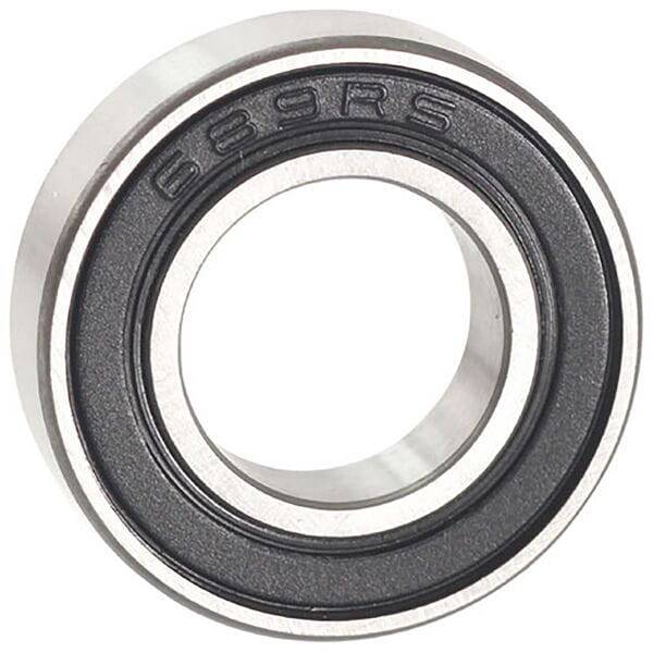 M Part Bicycle Cartridge Bearing 689 2RS, pre-lubricated, ABEC-3, 9x17x5mm, shown close-up of bearing for bicycle components.