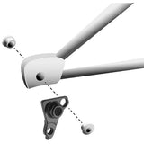M Part gear hanger for Giant bikes, durable replacement component, shown attached to bike frame for easy gear alignment and repair.