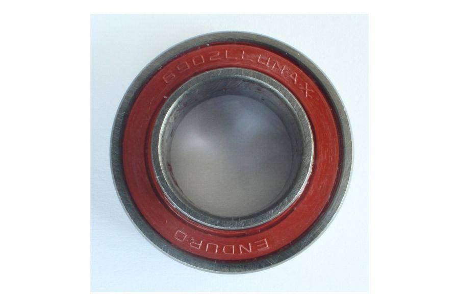 Enduro Bearings 6902 LLU ABEC 3 MAX-E frame pivot bearing, 15x28x7/10mm, for bicycle components, in sealed bearing design.