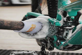 Gtechniq Bike Microfibre Wash Mitt for scratch-free bike cleaning, soft microfiber material, designed for workshop use.