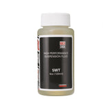 RockShox suspension oil 5wt in a 120ml bottle, designed for smooth fork performance on mountain bikes.