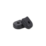 Race Face Alloy Crank Boots protecting bike crank arms, durable metal components for cycling accessories and bike maintenance.