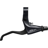 Shimano Sora R3000 flat bar brake levers in grey for urban and pavement bikes, showing the ergonomic design and mounting details.