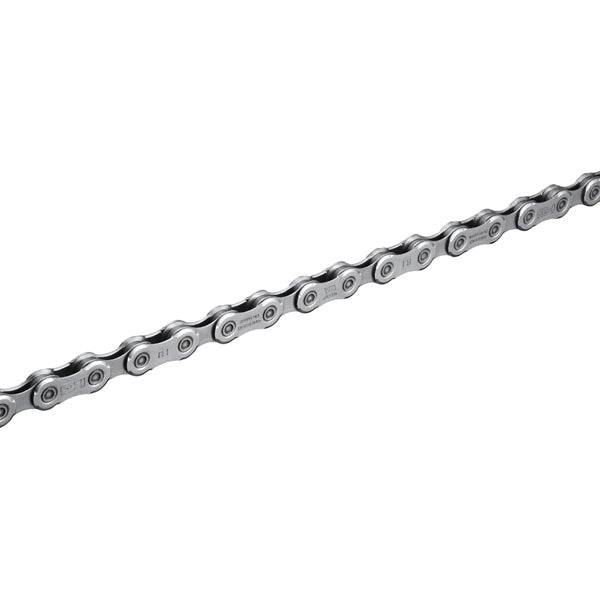 Shimano Deore 12-speed HG+ chain with quick link, 126 links, designed for road and mountain bike components