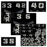 Fox Fork & Shock Am Custom Decal Kit 2021 Spares & Accesories