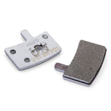 Hayes Stroker Carbon brake pads for Stroker Carbon, Gram, and Trail bikes, showing close-up of the brake pad components.