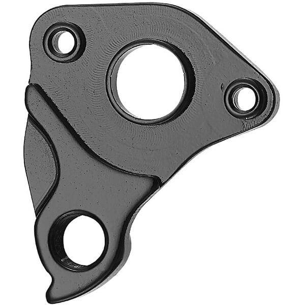 M Part gear hanger for Lapierre bikes, durable bike frame protector component, shown installed on bike frame.