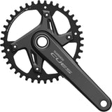 Shimano CUES FC-U6040-1 HollowTech II 172.5mm 40T chainset for 9/10/11-speed bikes, close-up of crank arms and chainring