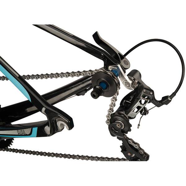 Park Tool DH-1 dummy bike hub for workshop use, ideal for chain cleaning and shifting practice in bike maintenance.