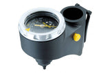 Black Topeak JoeBlow Sprint pump gauge housing, a durable protective accessory for bike pump gauges.