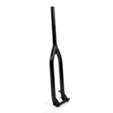 Identiti Rebate 1420 BMX jump forks with 20/14mm axle conversion system, showcasing sturdy black BMX component design.