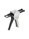 Trek 2-Part 50 ml adhesive dispenser with grey and black workshop plunger, designed for precise 1:1 and 2:1 ratio glue application