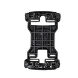 Black Basil MIK carrier plate for bike luggage carriers, suitable for 100-170mm width, bike accessories for mounting and support.