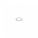 Cane Creek eeWings crank bolt washer in silver stainless steel for bike cranksets, close-up view of the component.