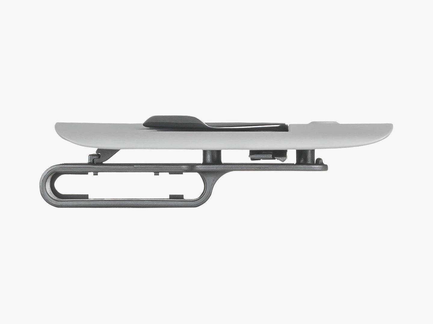 Trek Domane SL 5 downtube storage doors on a bicycle frame, providing secure access to frame components.