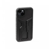 Topeak iPhone 14 Plus RideCase in black, a protective cycling phone case with durable construction and secure mount features.