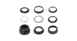 Black Bontrager steering lock for 28.6 mm (1-1/8") threadless headset bike accessories, securely locks the steering.