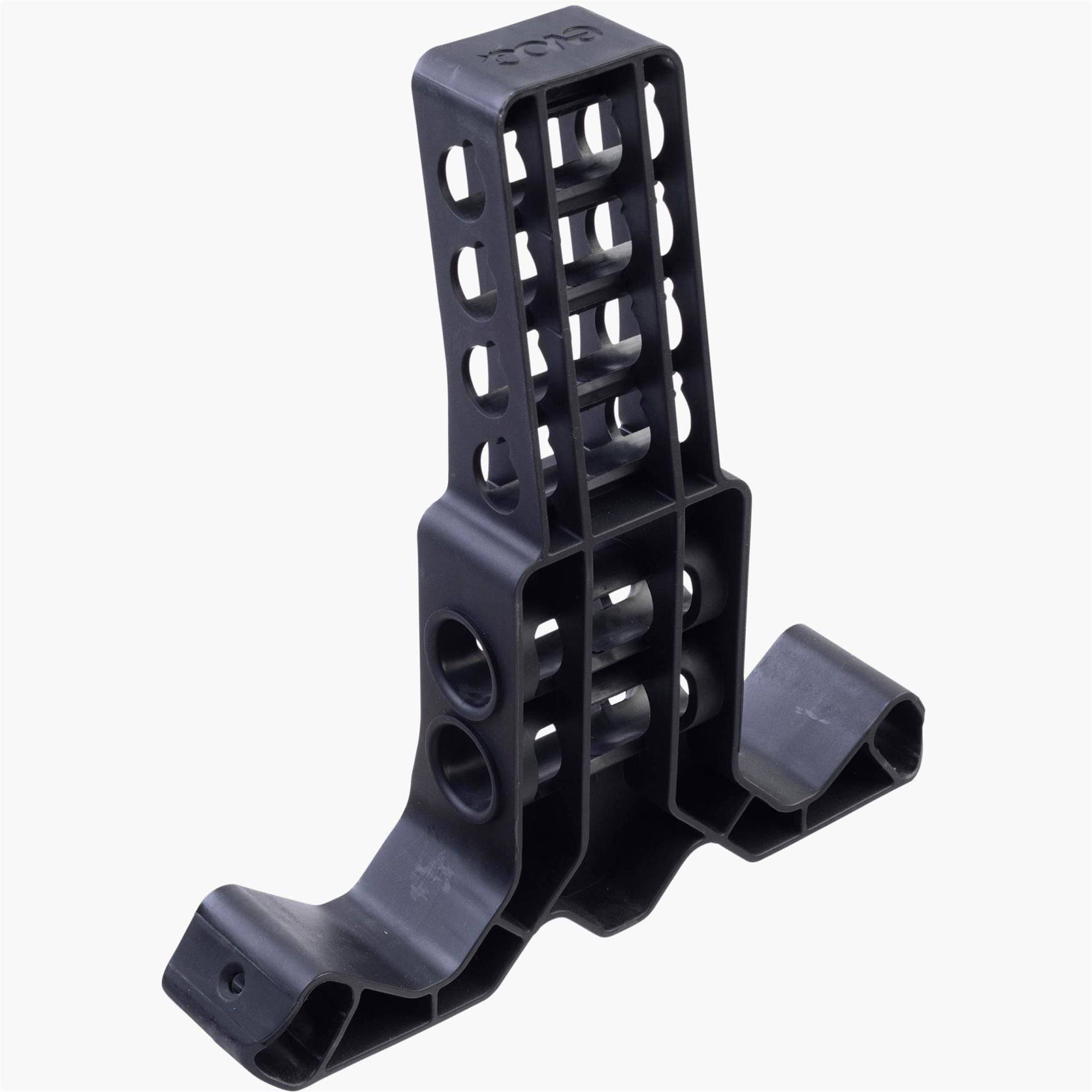 EVOC Bike Stand Hub for Bike Stand Pro, black front and back axle fixation accessory for secure bike support.