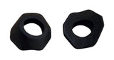FSA asymmetric rim valve adaptor for Presta valves, suitable for tubeless and tube setups, shown attached to a bicycle wheel rim.