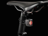 Trek seatpost with color-matched carbon seatmast cap and 7mm round saddle clamp ears, cycling component for bike customization